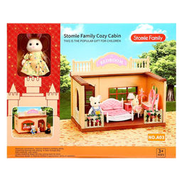 Дом для зверей «Зверята. Спальная комната», зайчики