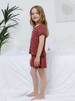 МП 1660-1/терракотовый 1426 Н074.1 пижама для дев - Crockid фото 5