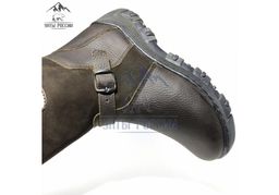 Монголки подростковые коричневые, литая подошва