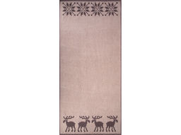 Полотенце махровое 6с102.411ж1 (т.с.мальв1) Расписные и олени 67х150см