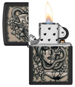 Зажигалка ZIPPO Окровавленное тату | Gory Tattoo 48616  фото 3