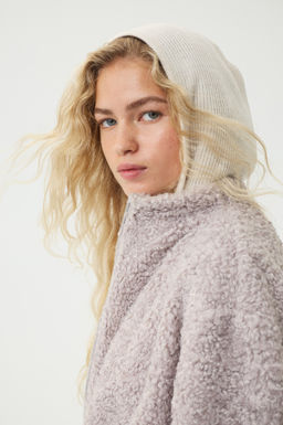 Chaqueta oversize en borreguito - H&m фото 8