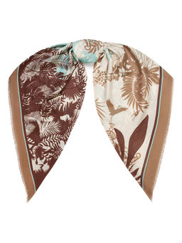 Платок жен. шелк+шерсть+мод 120х120 E16-8226-26 - Eleganzza фото 2