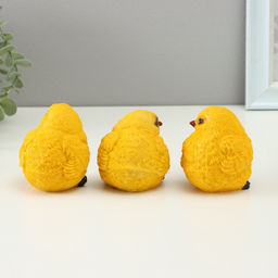 Набор фигурок TAKE IT EASY «Цыпленок», 3 шт., 6×6×6 см