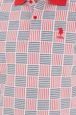 Мужская розовая футболка - U.s. polo assn фото 7