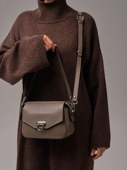 Женская сумка кросс-боди Azaro 3684 тауп соло