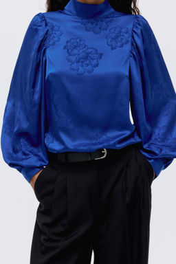 Blusa en tejido jacquard - H&m фото 6