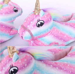 Тапочки домашние волшебные Единорожки (детские)