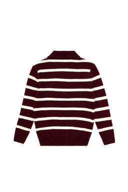 Erkek _ocuk Bordo Polo Yaka Kazak - U.s. polo assn фото 2