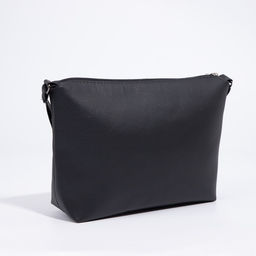 Сумка женская кросс-боди на молнии, 25×8×19 см, чёрная