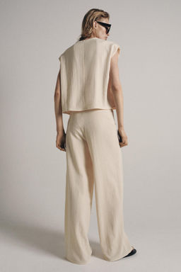 PANTAL?N R?STICO RECTO / Crudo - Zara фото 10