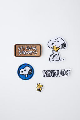 SNOOPY PEANUTS FIVE PATCH PACK - Zara фото 2