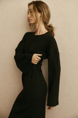 Vestido en punto trenzado - H&m фото 8