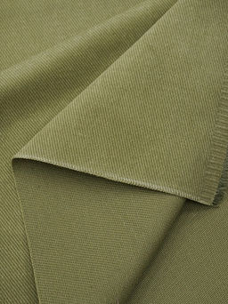 Джинс с ворсом цв.Св.оливковый хаки, ш.1.45м, хлопок-100%, 330гр/м.кв - Купава фото 4