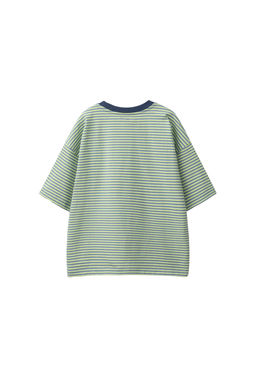 CAMISETA HEAVY WEIGHT RAYAS / Raya verde