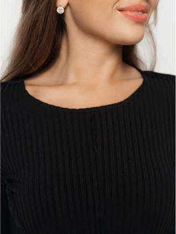 Лонгслив женский Эмма (черный) - Lovetex фото 6