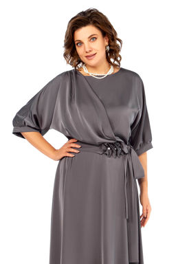 Платье Olga Style С959 серый