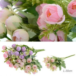 Цена за 2 шт. Цветок искусственный 30 см / W37261 /уп 2/150/600/ - Галеонтрейд фото 2