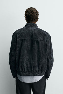 SUEDE LEATHER JACKET - Zara фото 11