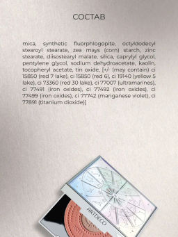 Лимитка ARTDECO Двухцветные румяна Blush couture, тон Cosmic, 9 г