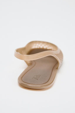 RUBBERISED-EFFECT SLINGBACK SHOES - Zara фото 10