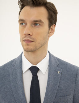 Голубая зауженная куртка - Cacharel фото 2