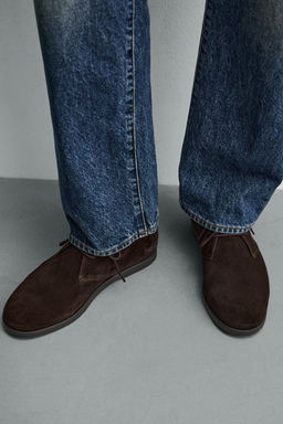 BOTA PIEL / Marr?n - Zara фото 3