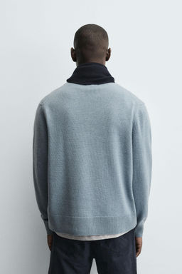 REGULAR FIT WOOL BLEND JUMPER - Zara фото 3