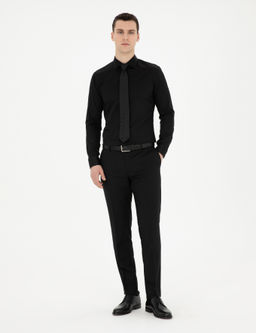 Siyah Ex. Slim Fit Uzun Kollu Basic G_mlek - Pierre cardin фото 11