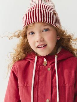 Парка демисезонная на меху Клюква - Bungly фото 5