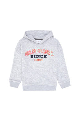 Erkek _ocuk A__k Gri Melanj Sweatshirt Sepette S_rpriz _ndirim