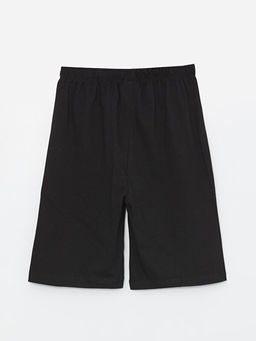 Beli Lastikli Bask?l? Erkek ?ocuk Pijama ?ort - Waikiki фото 2