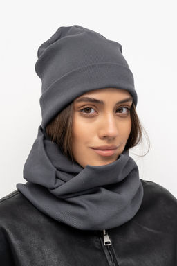 Комплект шапка+снуд