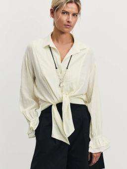 Блузка с завязками из вискозы / Zarina