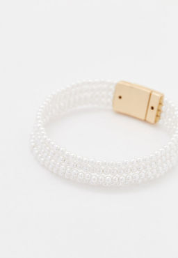 Браслет с магнитной застежкой из сплава золотистого цвета - Модные истории фото 4