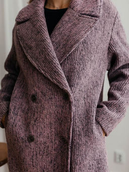 шерсть 70%, вискоза 30% жакет пальто - Волтри фото 3