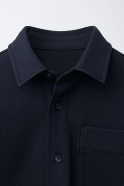 SOBRECAMISA COMFORT BOLSILLO / Marino - Zara фото 5