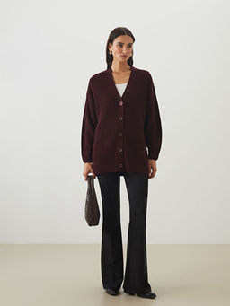 V Yaka Kad?n Triko H?rka