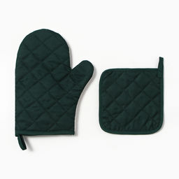 Набор кухонный «Розмарин» варежка-прихватка 20×27 см, прихватка 17×17 см 100% п/э