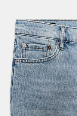 JEANS ZW COLLECTION CROPPED FLARE TIRO MEDIO / Azul claro