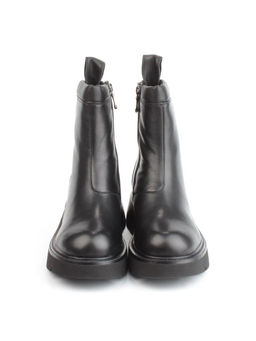 04-M3-L860 BLACK Ботинки зимние женские (натуральная кожа, натуральный мех) - Фабричный китай фото 9