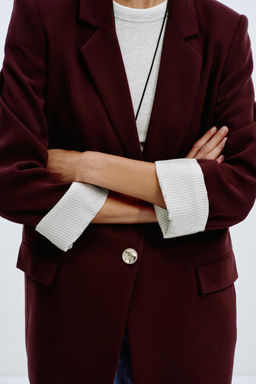 PRINTED CUFF BLAZER - Zara фото 18