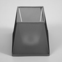 Абажур для люстры BayerLux «Квадрат», Е27/Е14, серый, 13×13×13 см
