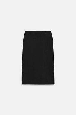 ZW COLLECTION VENTED MIDI SKIRT - Zara фото 7