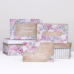 Набор коробок 10 в 1 Поздравляю!, 32.5 ? 20 ? 12.5 - 12 ? 7 ? 4 ( 1) см