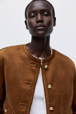 Chaqueta con forro de peluche - H&m фото 3