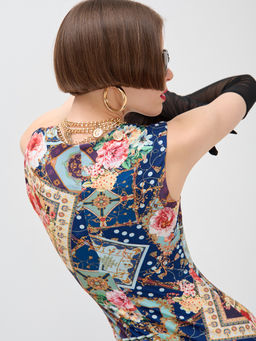 Платье с вырезом каре OD-634-4