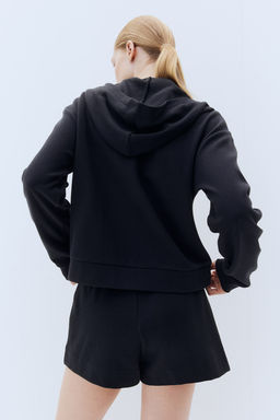 Chaqueta sudadera gofrada con capucha y cremallera - H&m фото 4