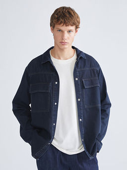 Rahat Kal?p Uzun Kollu Erkek Jean G?mlek