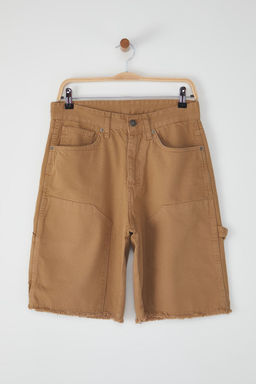 TRENDYOL MAN Camel Parca Dikisli Genis Kot Sort & Bermuda TMNSS25SR00038 - Trendyolmilla фото 5